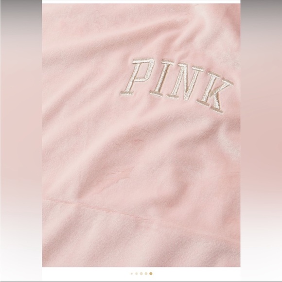 Vs Pink VARSITY VELOUR CREW - Picture 3 of 10